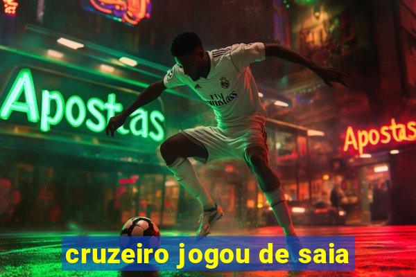 cruzeiro jogou de saia